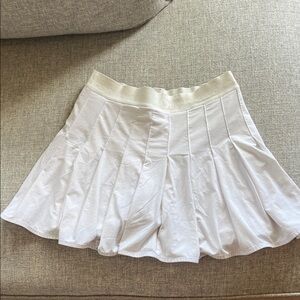 Outdoor Voices White Active Skirt/skort  with built in shorts